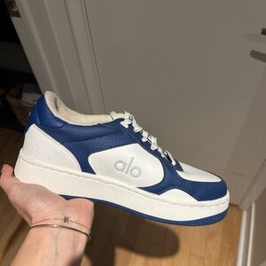 ALO Yoga Blue and White Athletic Shoes